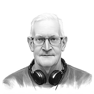 Pencil Sketch of David Cooper