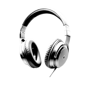 Pencil Sketch of Headphones