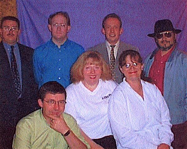 Archive group photo of the Locke FM crew